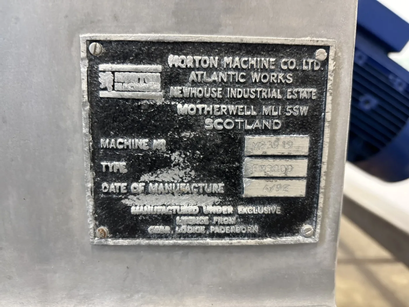 Morton Loedige FM300D - Pulver turbo mixer - 5