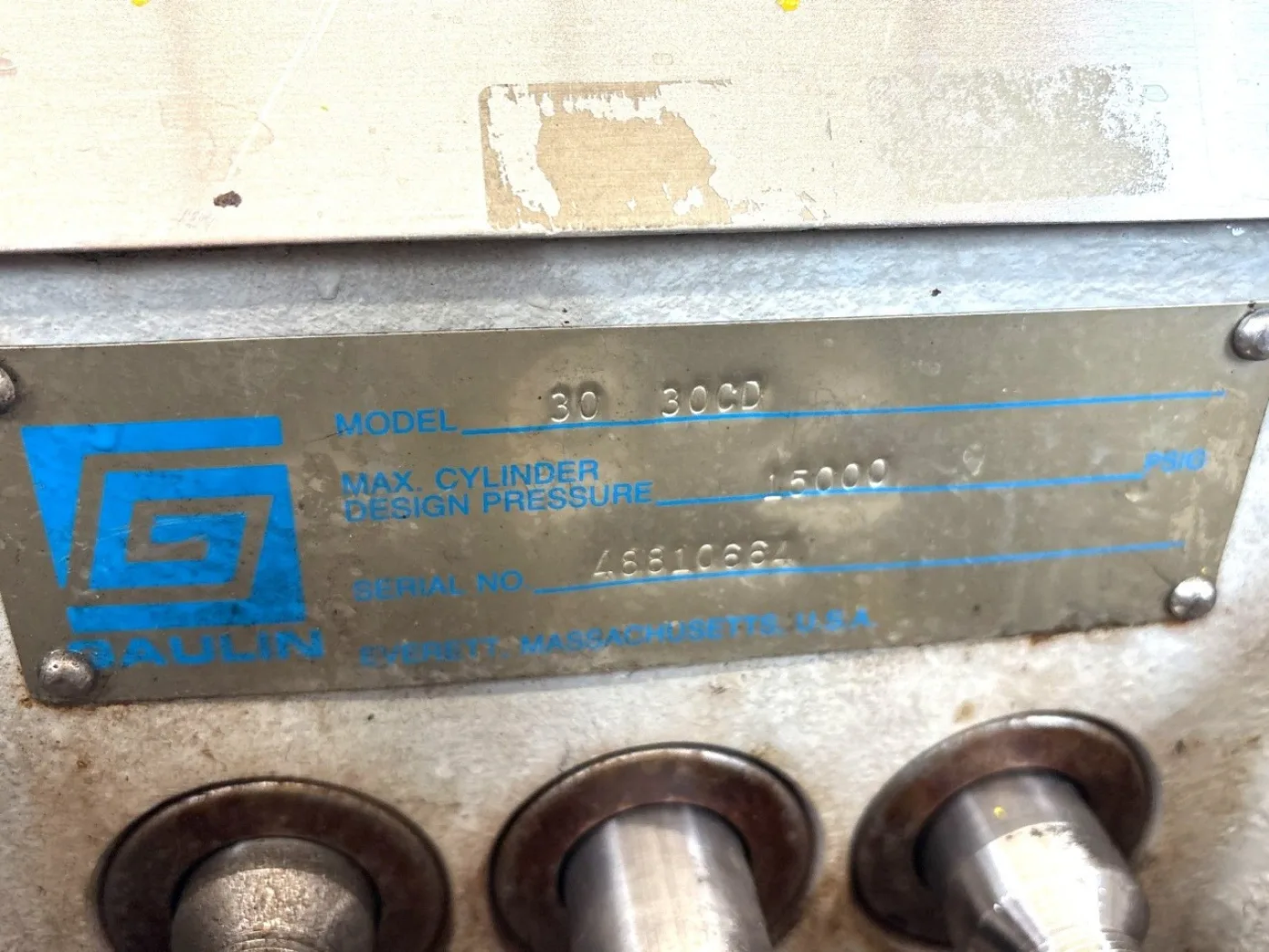Gaulin 30-30CD - Piston homogeniser - 3