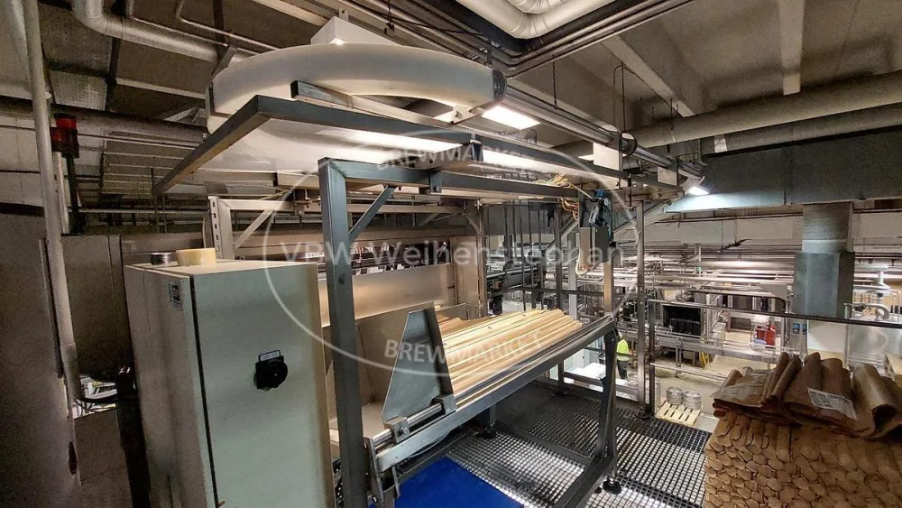 Can lid unpacking machine