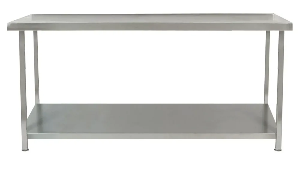 Parry S-Steel TAB table 600x600x900 with 1 shelf underneath. - islandcatering