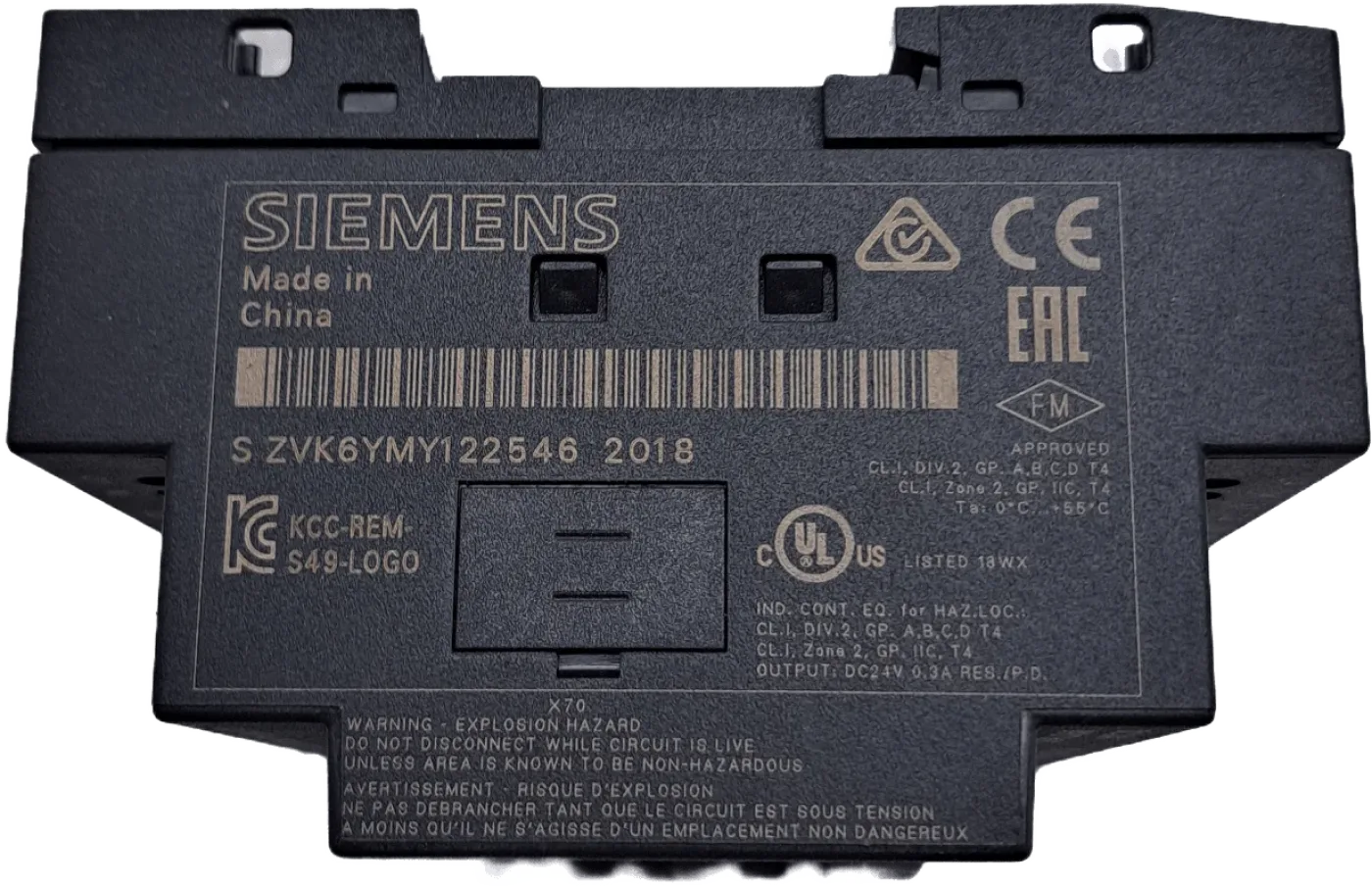 Siemens LOGO! 24C, Logikmodul 6ED1052-1CC01-0BA6 - 4