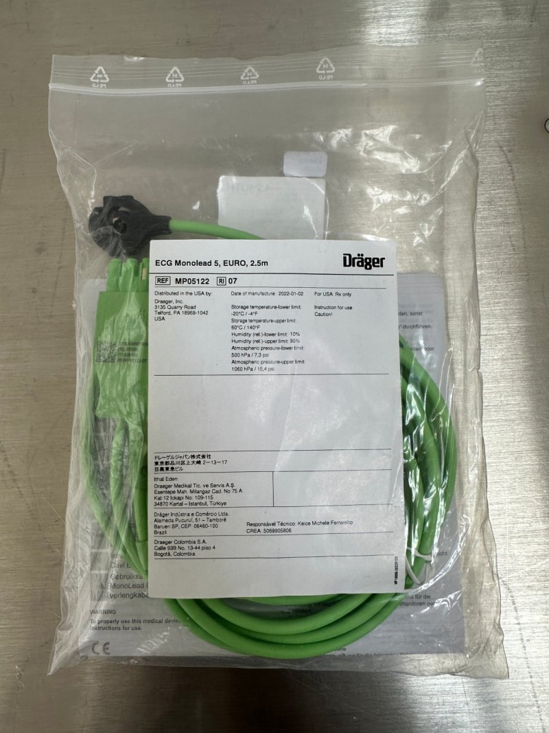 Dräger Monolead 5 MP05122 EKG-Patientenkabel