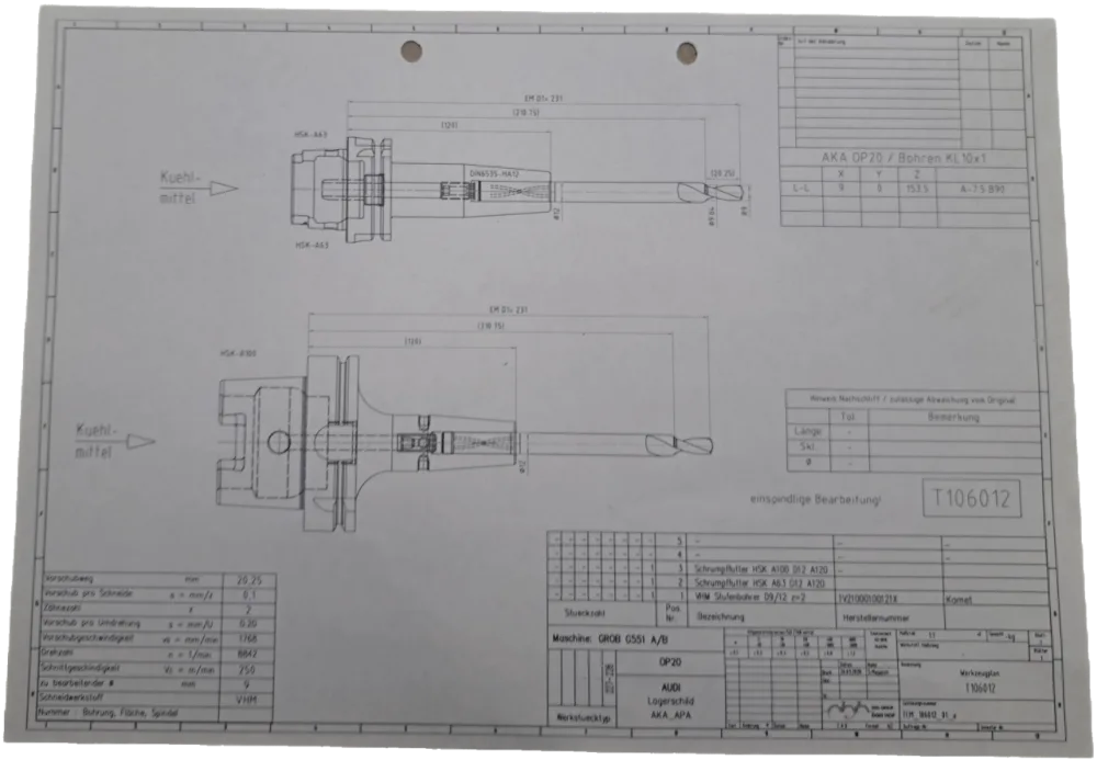 Komet VHM Stufenbohrer D9/12 z=2