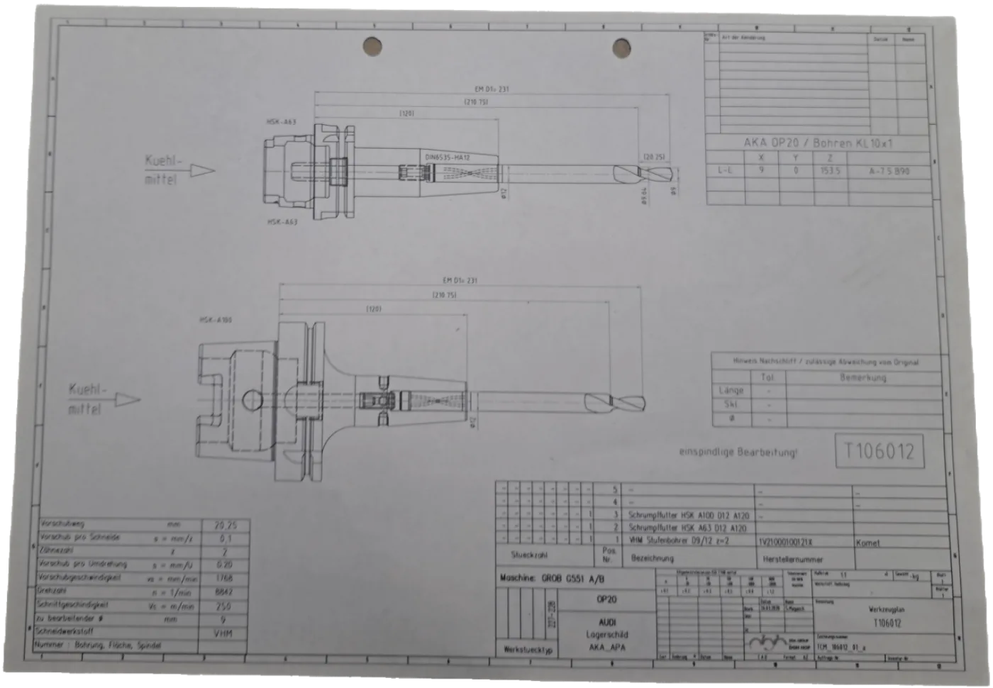 Komet VHM Stufenbohrer D9/12 z=2 - 1