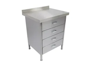 Parry S-Steel DRAWER4 700 x 600 x 900 unit. - islandcatering
