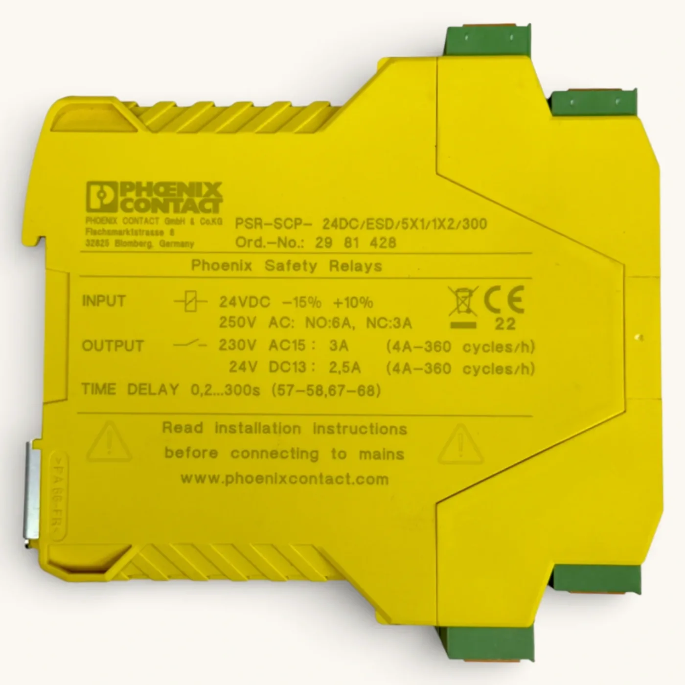 Phoenix Contact Sicherheitsrelais PSR SCP 24DC ESD 5X1 1X2 300 | Art.-Nr. 29 81 428 – Safety Relay - 3
