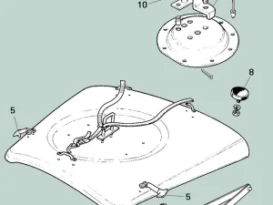 Rubber Bump - Bonnet Tire Mount Series IIA & III