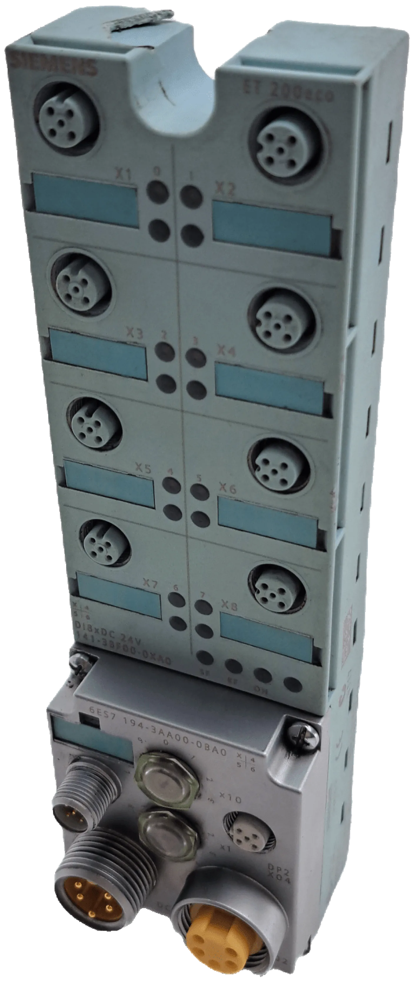 Siemens SIMATIC DP 6ES7141-3BF00-0XA0 Grundmodul mit Anschlussblock 6ES7194-3AA00-0BA0 - 2