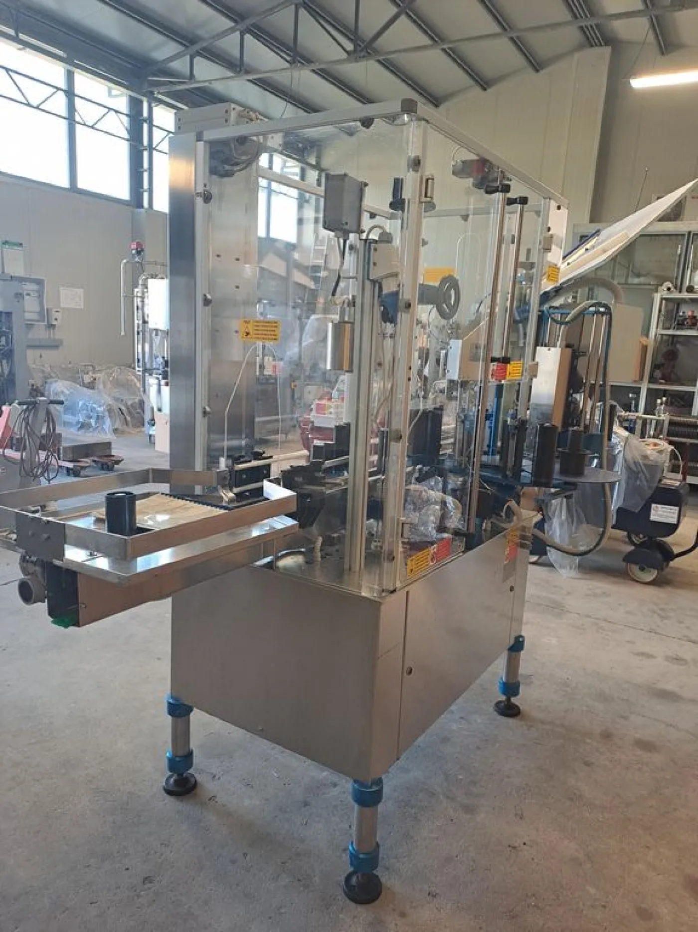ADHESIVE LABELLING MACHINE MEB, MODEL ADL 02, WITH 2 STATIONS, SECOND HAND EQUIPMENT - 5
