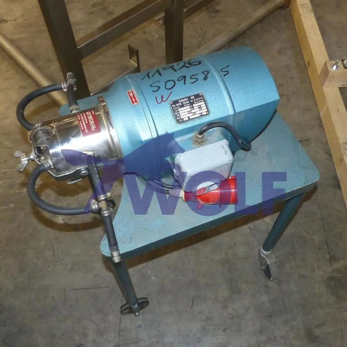 Massepumpe ZEHNDER - Type FZ-100-L1 mit Edelstahlpumpenkopf. - 1