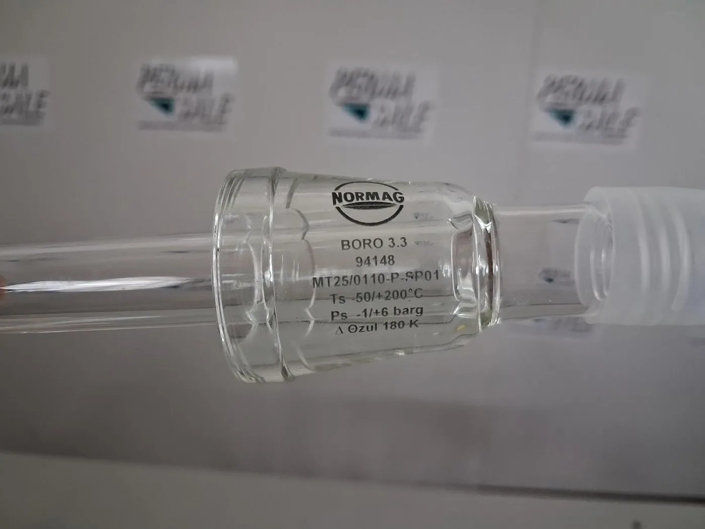 Normag Glasteil MT25/0110-P-SP01 Glasadapter zur Aufnahme eines Widerstandsthermometers Pt100 - 4