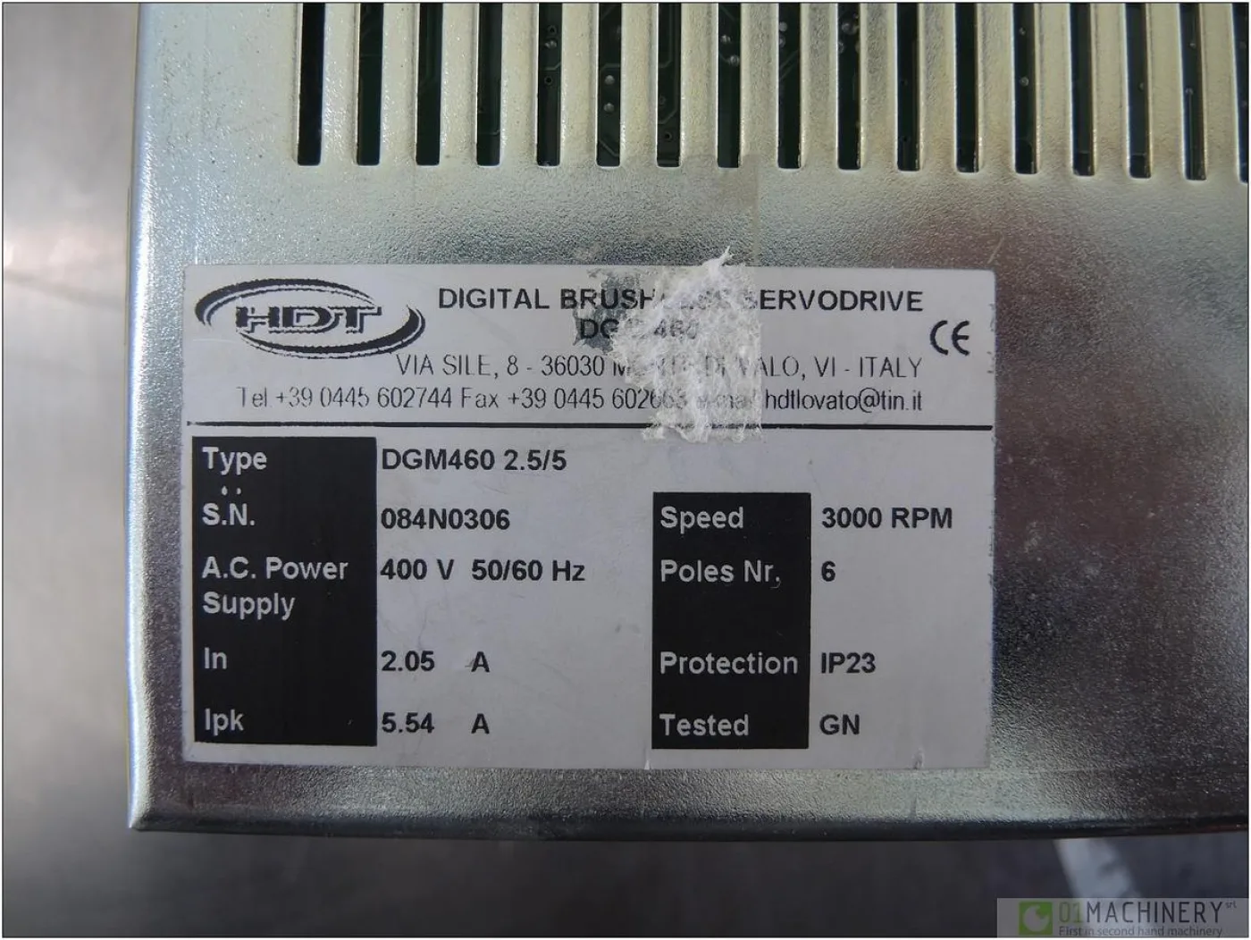 2006 HDT DGM 460 2.5/5 AI2096 - 3