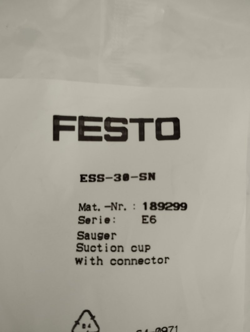 Festo Sauger mit Connector ES-30-SN Nr. 189299