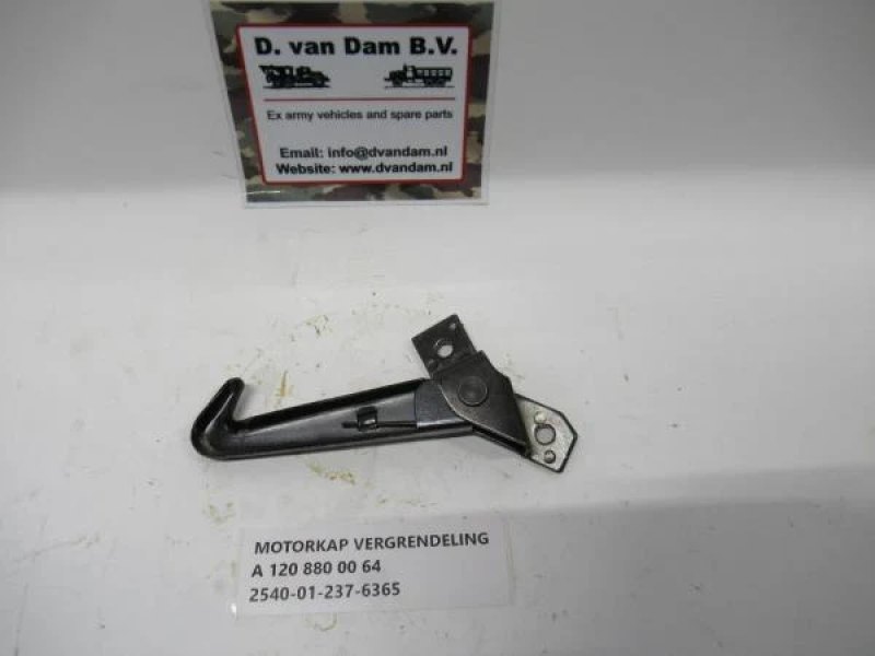 Motorkap vergrendeling