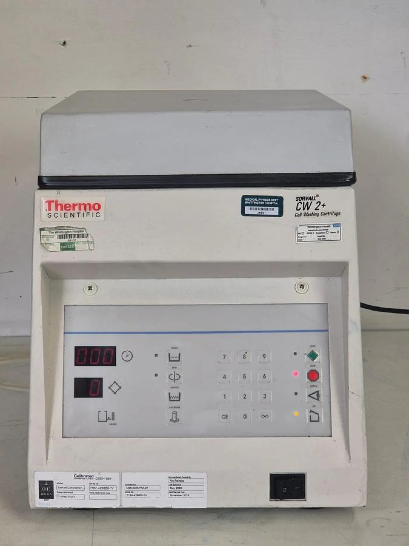 Thermo Scientific CW2 Sorvall Cell Washing Centrifuge - 8