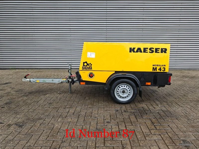Kaeser M43 7 Bar 2 pieces German registration papers!