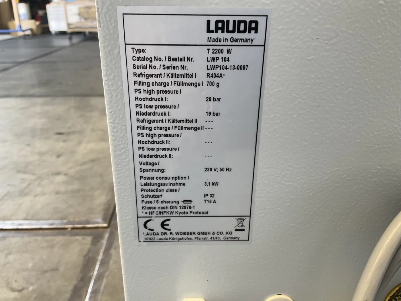 Lauda integral T2200W chiller - Temperature control unit - 3