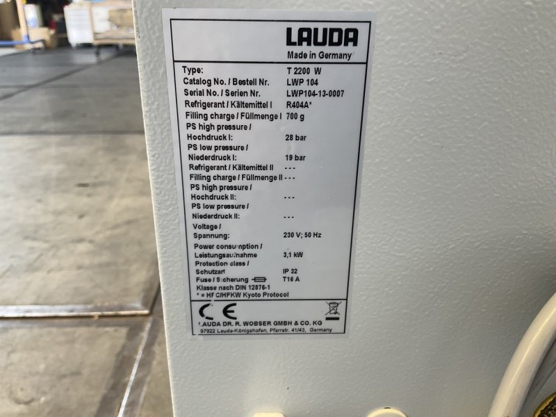 Lauda integral T2200W chiller - Temperature control unit