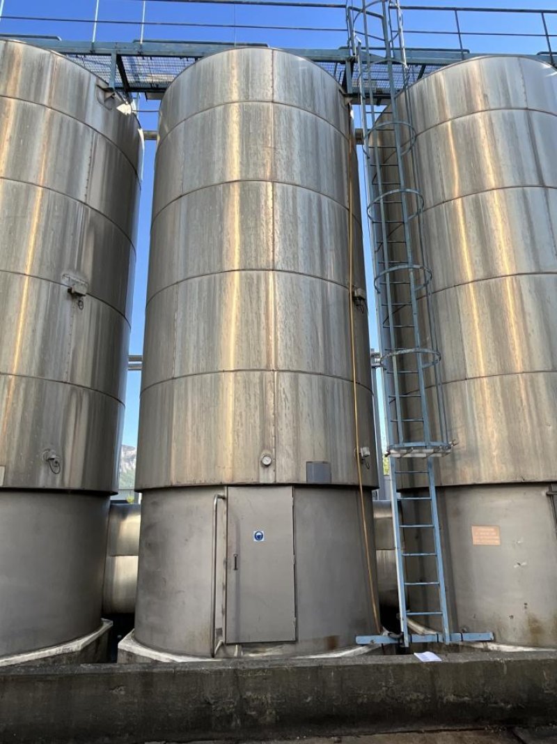 Chaudronnerie Tuyauterie Chaudronnerie Tuyauterie 34000 Litre Vertical Stainless Steel Storage Tank - T2