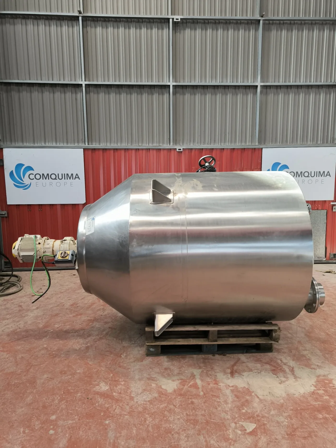 STAINLESS STEEL BUFFER HOPPER E.BACHILLER WITH ATEX AGITATOR - 5