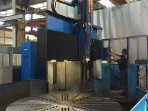 Vertical NC lathe with movable seat BERTHIEZ BM 225