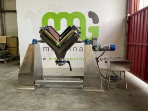 MEZCLADORA EN V DE 300L CON CUADRO ELÉCTRICO