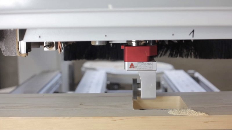 ATEMAG Extra 2 Function Line CNC-Eckenausklinkaggregat für HolzHer Bearbeitungszentren