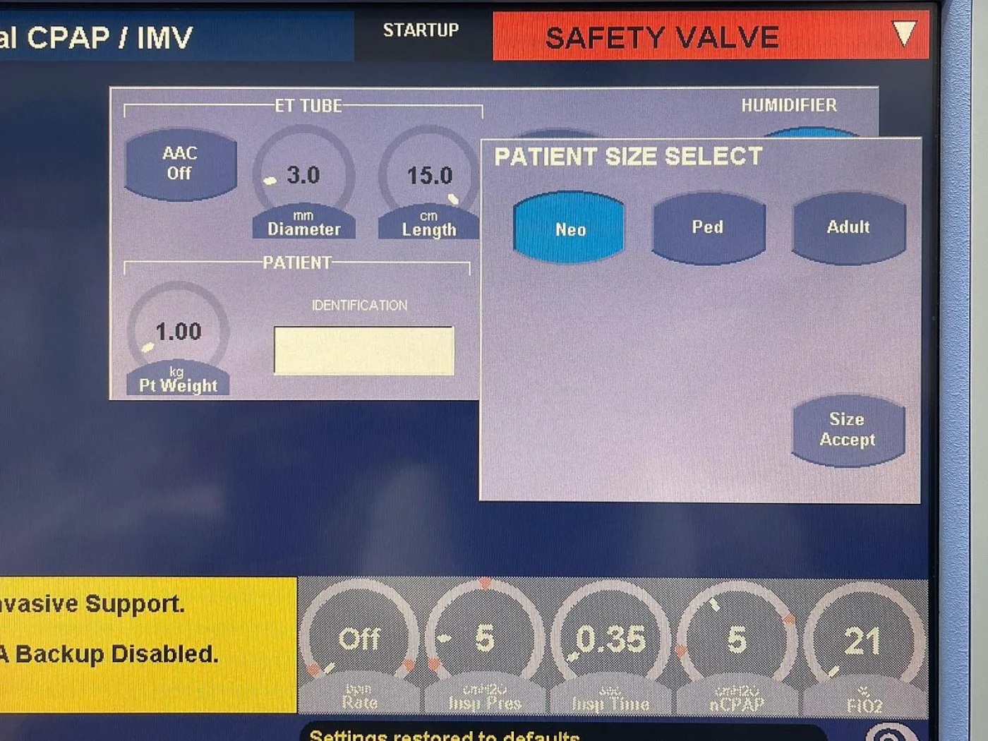 AVEA Carefusion Vaisys Ventilator - 8