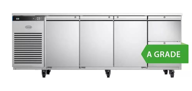 Foster EP1/4H/43-306 EcoPro G3 3 Door & 2 Drawer Refrigerated Counter 585 Litres - islandcatering