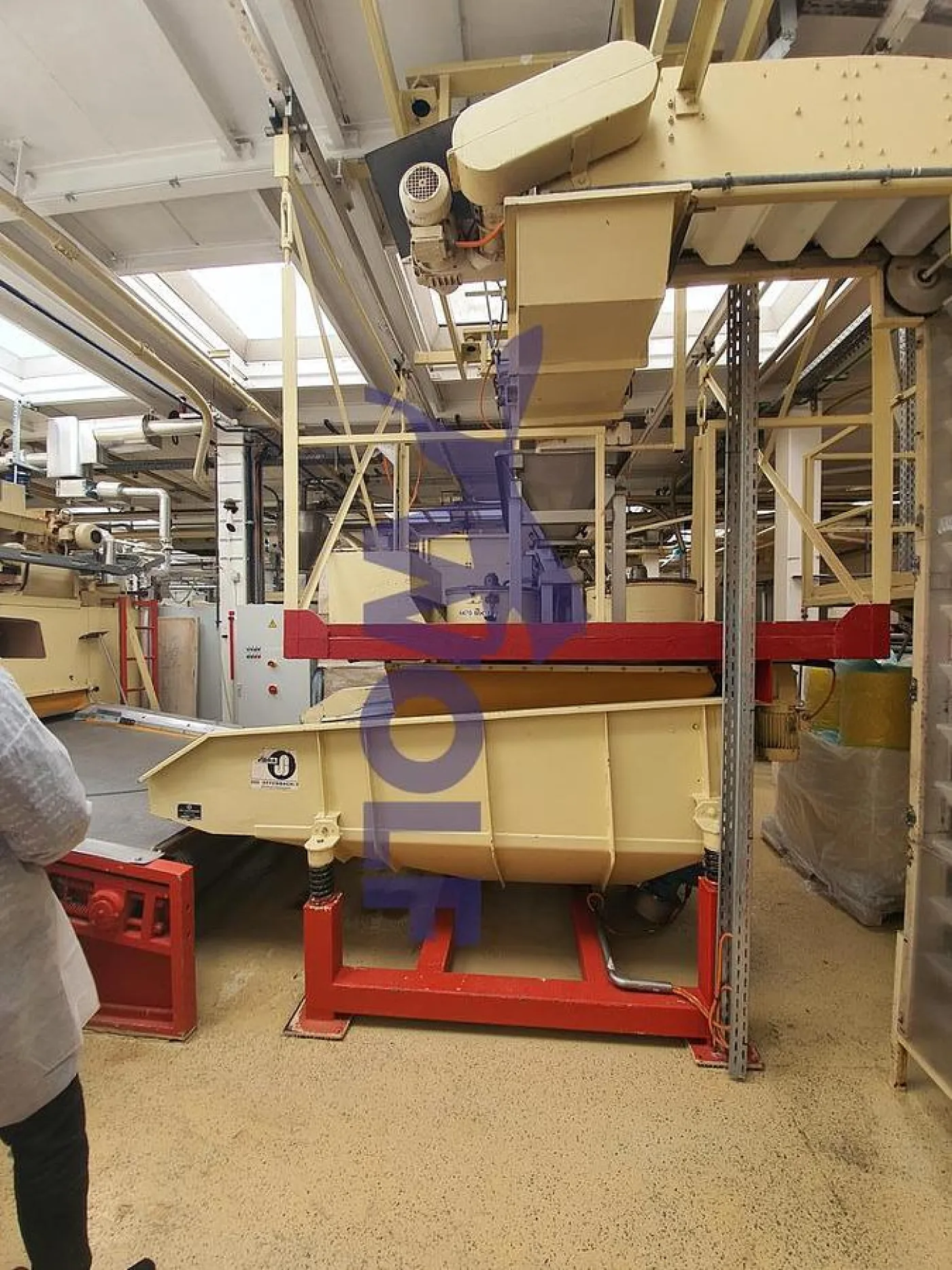 Mandel-Hobelmaschine BAUERMEISTER - mit 5 Köpfen Type MHO-22 in einem Gestell. - 2