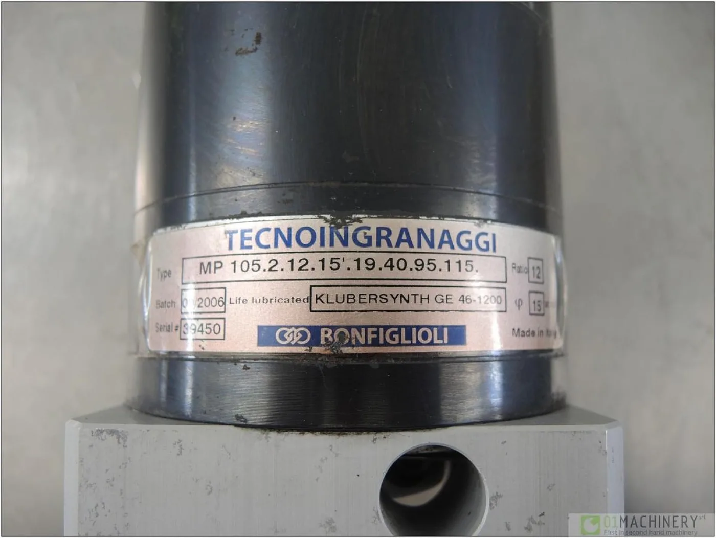 2006 TECNOINGRANAGGI/BONFIGLIOLI RIDUTTORE MP 105.2 AI1536 - 5