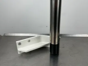 Kolposkophalterung / Geräteaufnahme für Gynäkologiestuhl Edelstahl 20cm