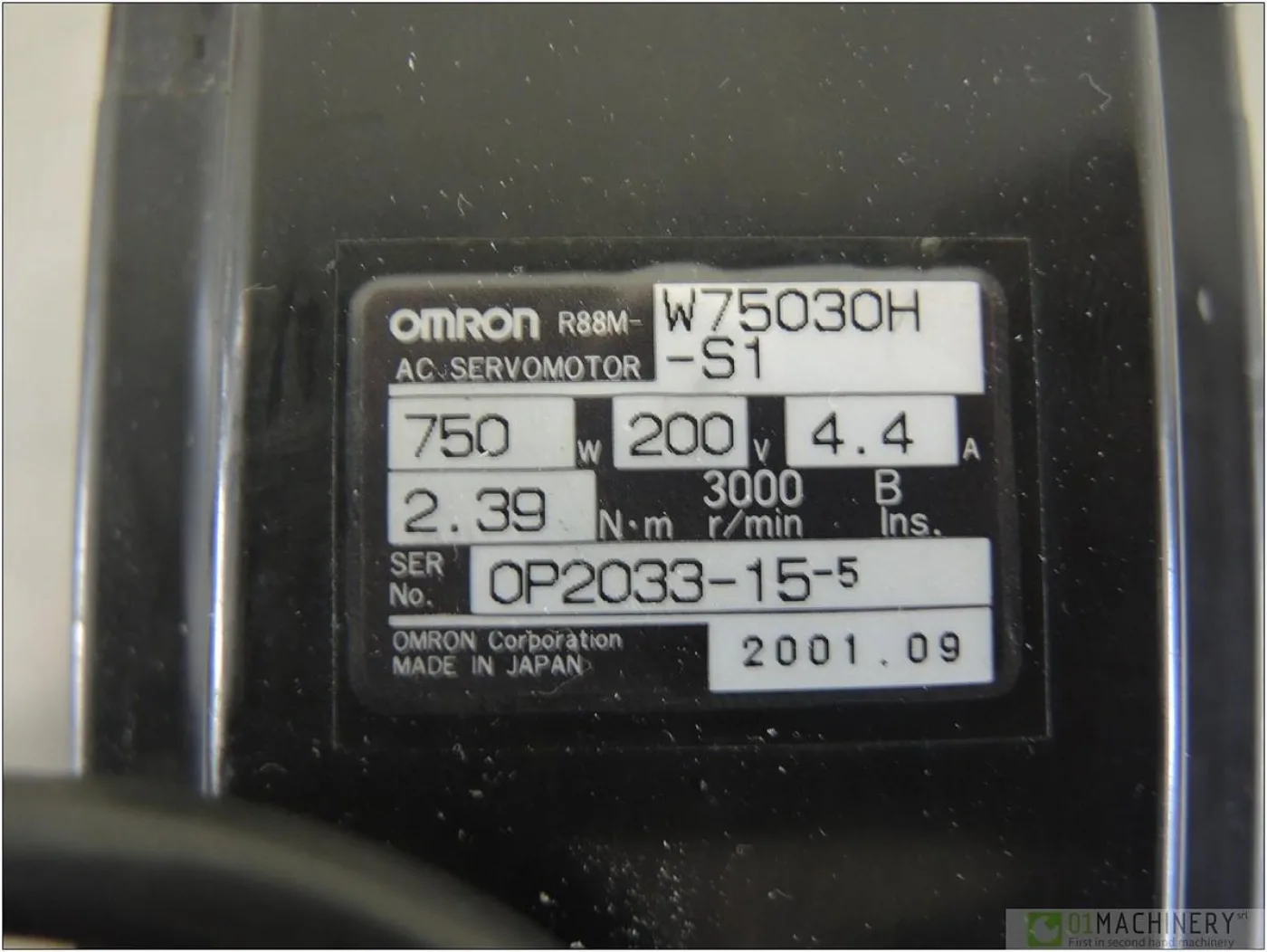 2001 OMRON W75030H-S1 AI1553 - 5