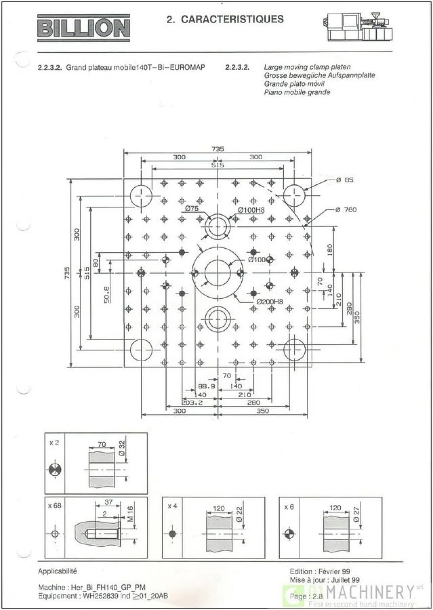 2002 BILLION H150 - 260/140 IN0275 - 7