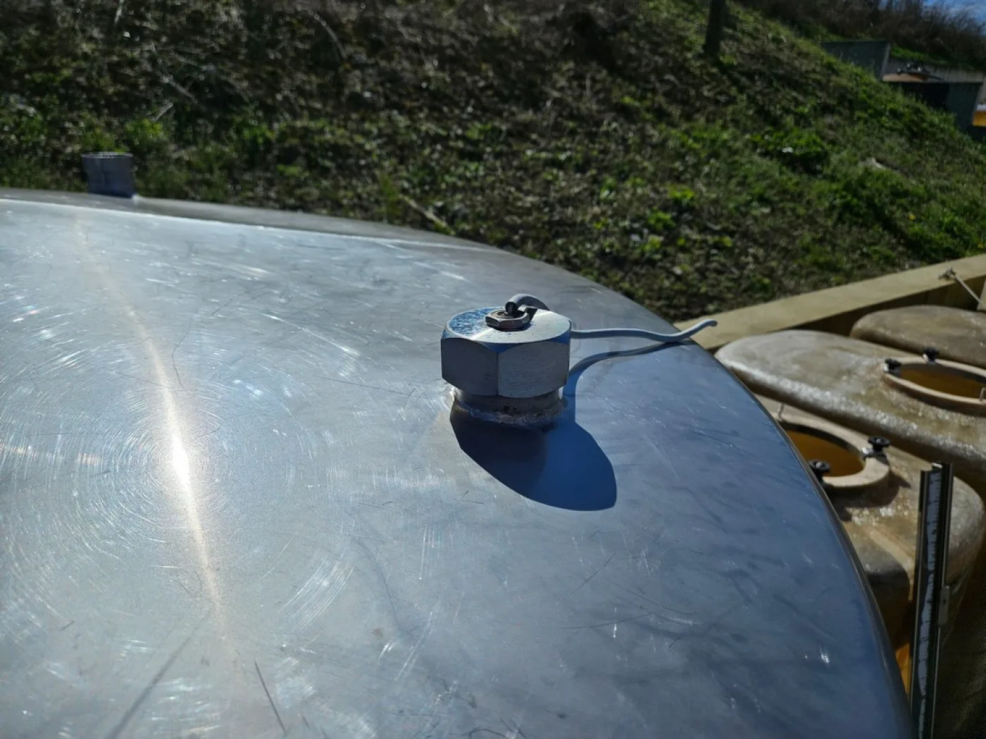STAINLESS STEEL TANK/MIXER CAPACITY HL 60 ABOUT WITH MIXER, SECOND-HAND EQUIPMENT - 2
