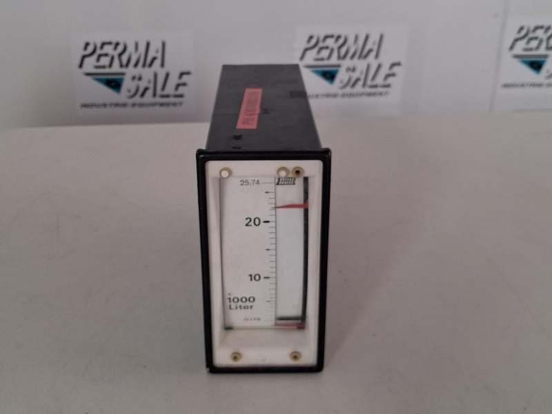 Camille Bauer Drehspulinstrument 0–1 mA 0–1000 Liter Analoganzeige