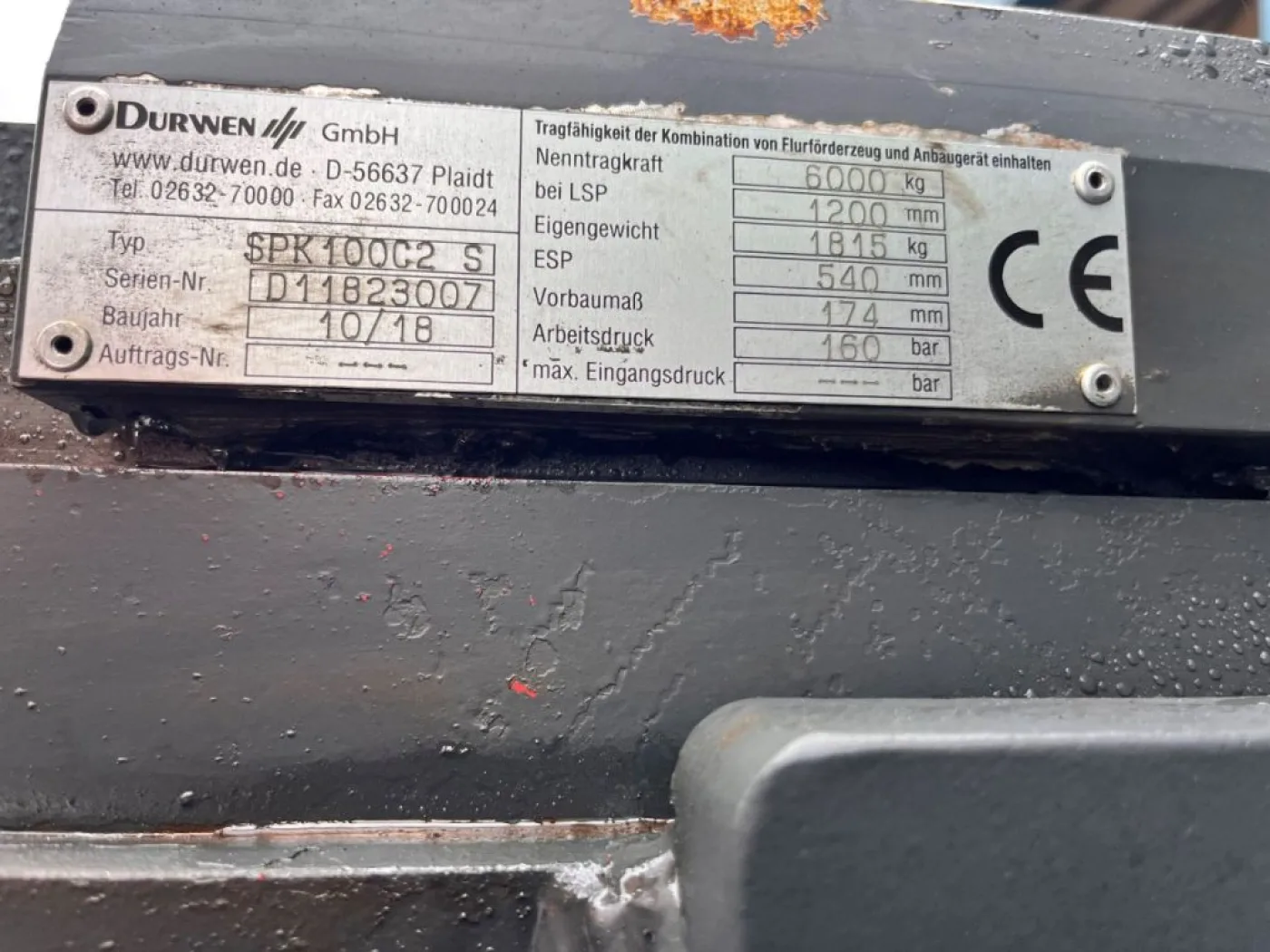Diversen DURWEN SPK 100C2 S 6 FORKS - 7