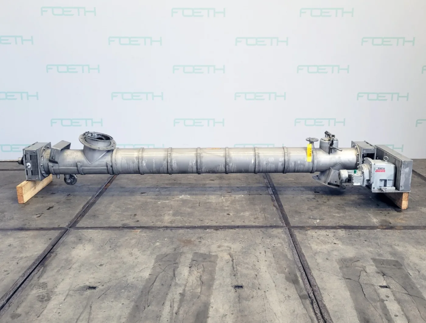 Dia 250 IO 2700 jacketed - Horizontal screw conveyor - 7
