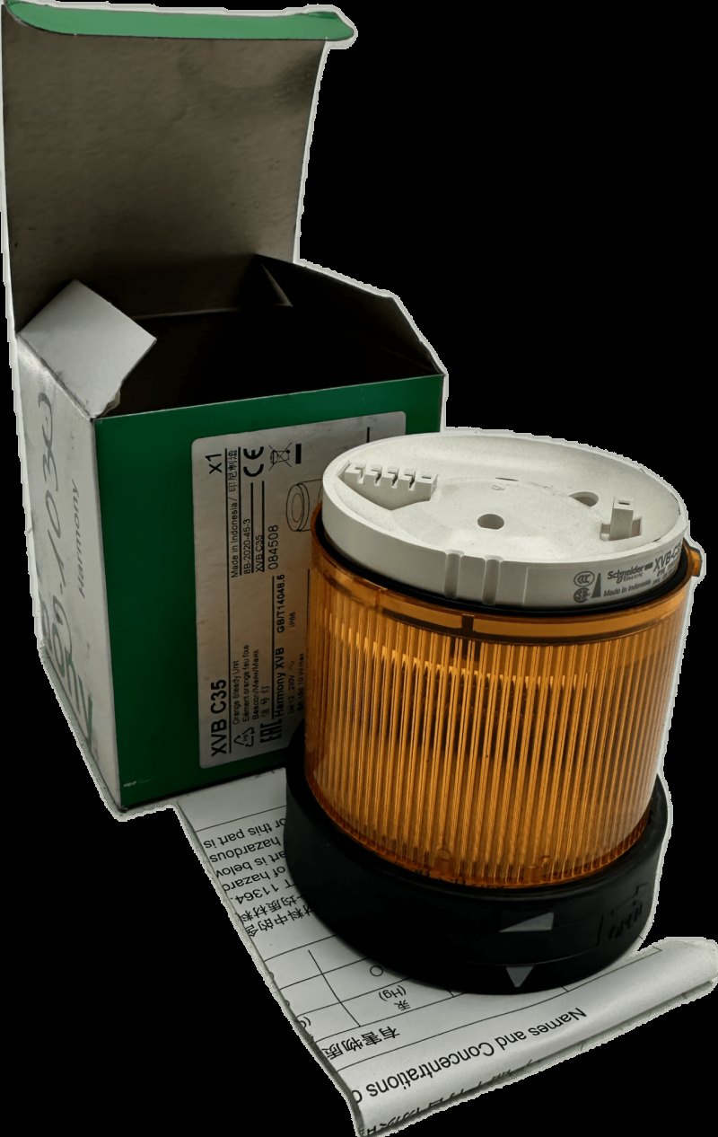 Schneider Elektric XVBC35 Leuchtelement, Dauerlicht, orange