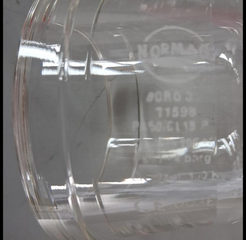 Normag Glasgefäß Rundkolben mit NS 45/40 Schliff