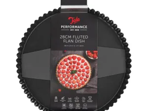 Tala Performance Eclipse Non-Stick 28cm x 3.5cm Tart Tin - islandcatering