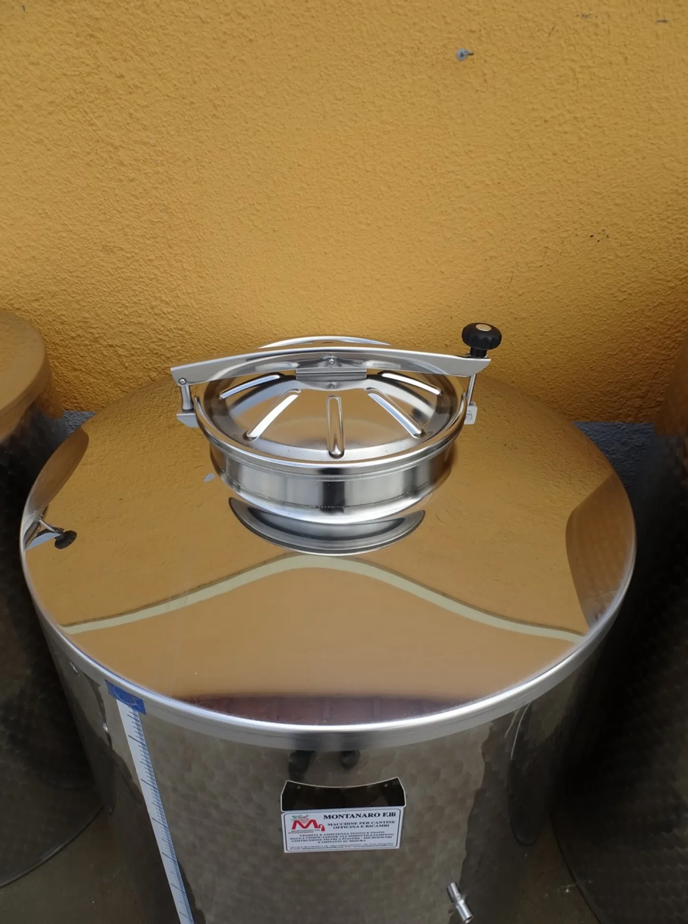 STAINLESS STEEL TANK CAPACITY 350-550-750-1000, STORAGE MODEL, FLAT BOTTOM WITHOUT LEGS NEW EQUIPMENT - 3