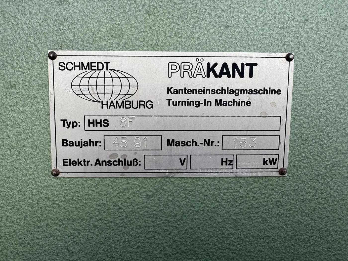 1991 Schmedt Präkant - 4