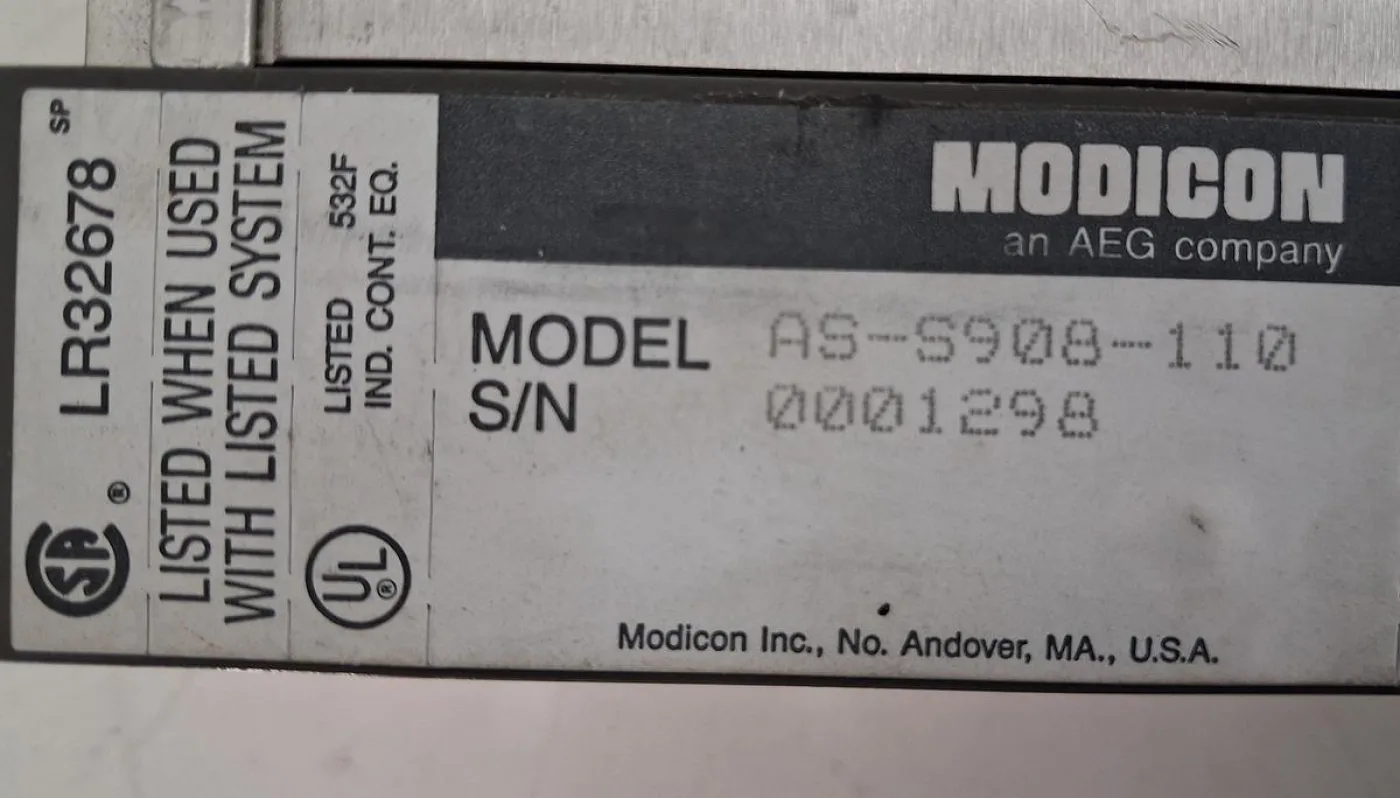 Modicon AS-S908-110 PLC Module - 6