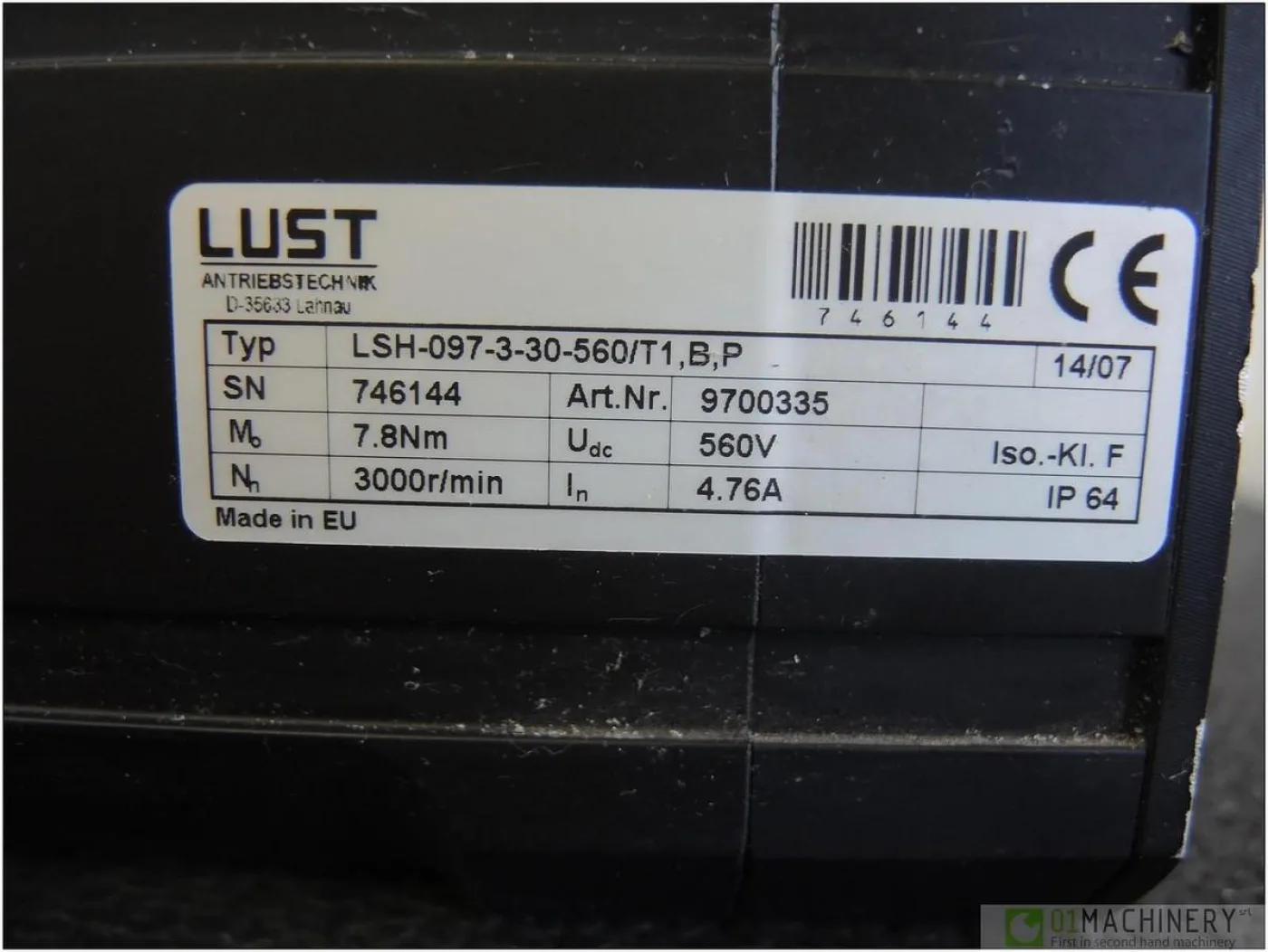 2007 LUST LSH-097-3-30-560/T1 AI2885 - 5