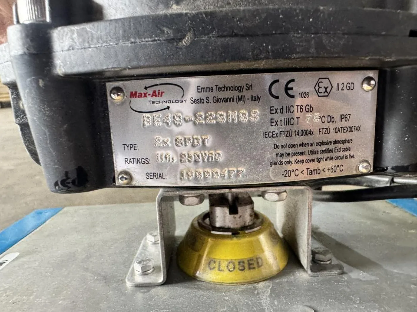 2019 EVAC / Max-Air Automated ball valve - 5
