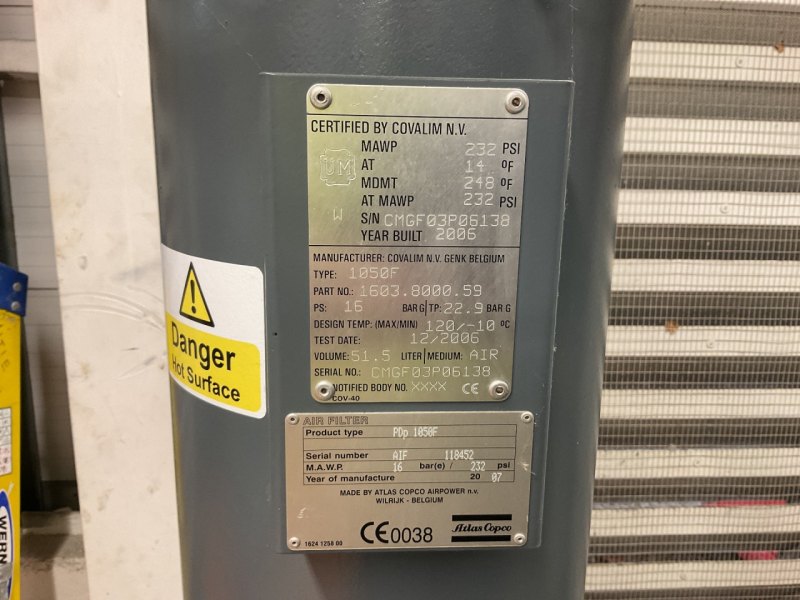 Atlas Copco ZR250FF Air compressor - Blower
