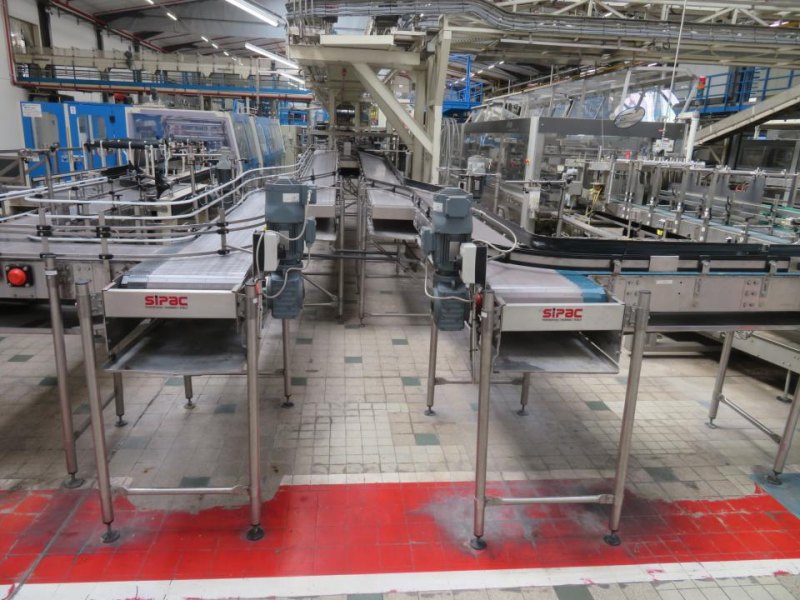 Sipac Sipac Chain Convoyeur System With Diverting System- Line 4