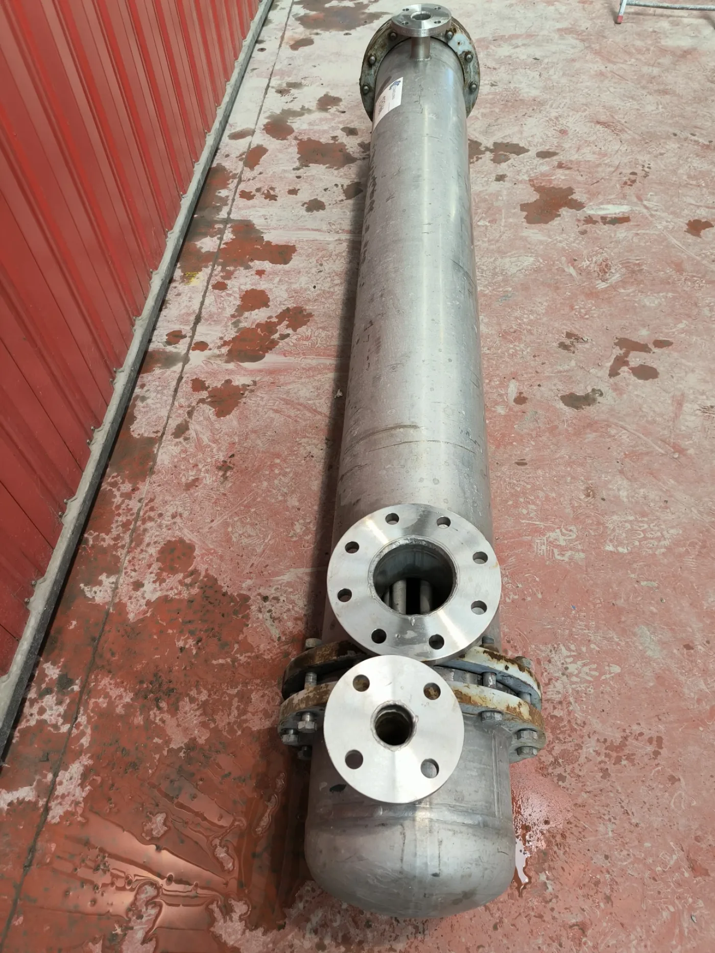 STAINLESS STEEL TUBULAR HEAT EXCHANGER 5.5 M² - 3
