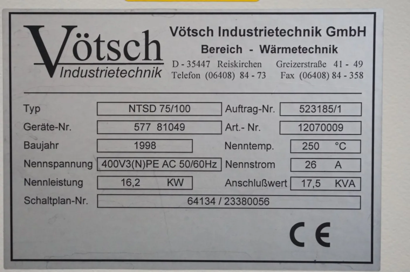 Vötsch NTSD 75/100 - Trocknung oven - 8